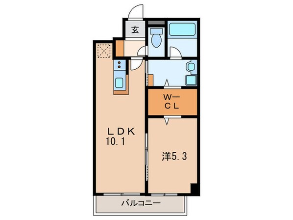 ＴｏａｓｔＡｋａｓｈｉの物件間取画像